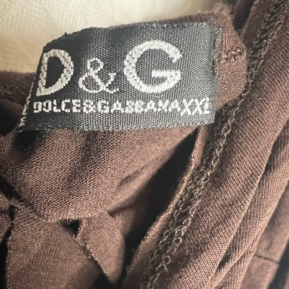 Dolce & Gabanna Brown tank‎ top XXL - Picture 5 of 6